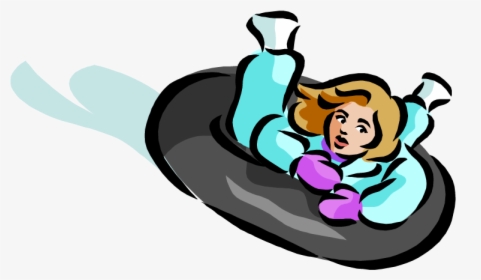 I M That One Awkward Teenage Girl - Clip Art Snow Tubing, HD Png Download, Transparent PNG