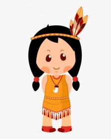 Large Size Of Cool Teenage Girl Drawings Pictures Of - Native Americans Cartoon Drawing, HD Png Download, Transparent PNG