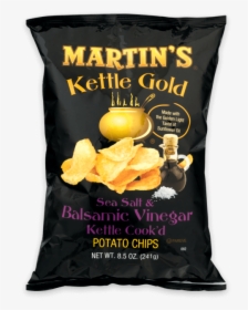 Martin S Kettle Gold Potato Chips Sea Salt & Balsamic - Potato Chip, HD Png Download, Transparent PNG