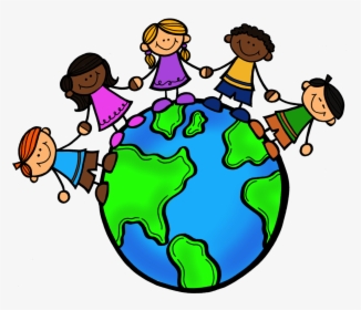 Children With World Png - Friendship And Kindness, Transparent Png, Transparent PNG