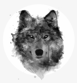Wolf Head Tattoo Png, Transparent Png, Transparent PNG