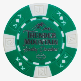 Blue Poker Chip , Png Download - Harley Davidson Casino Poker Chips, Transparent Png, Transparent PNG