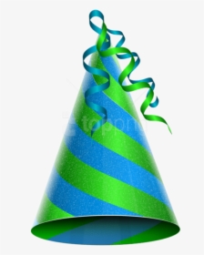 Free Png Download Birthday Party Hat Green Blue Png - Transparent Background Party Hat Png, Png Download, Transparent PNG