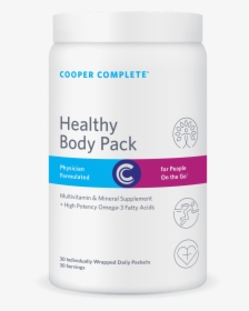 Cooper Complete Healthy Body Pack Canister - Circle, HD Png Download, Transparent PNG