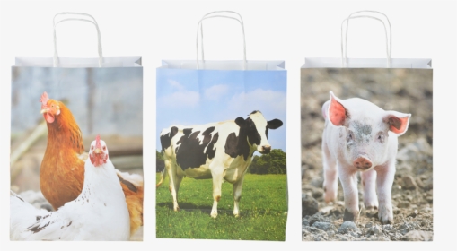 Paper Bags Farm Animals S Ass - Dairy Cow, HD Png Download, Transparent PNG