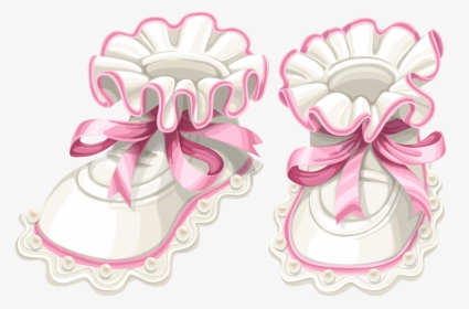 Transparent Girls Shoes Clipart - Pink Baby Booties Clipart Png, Png Download, Transparent PNG