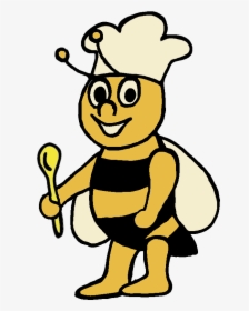 Chef Bee - Cartoon, HD Png Download, Transparent PNG