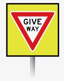 Supabrite Traffic Calming - Give Way Sign, HD Png Download, Transparent PNG