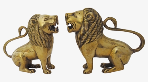 Roaring Lion Brass Statue, 7 X 6 Inch, Vgo Cart,7x6inch,handmade - Figurine, HD Png Download, Transparent PNG