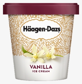 Vanilla Ice Cream Haagen Dazs, HD Png Download, Transparent PNG