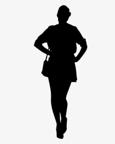 Woman Silhouette - Male Model Silhouette Png, Transparent Png, Transparent PNG