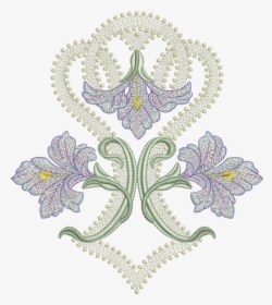 Embroidery Art Nouveau, HD Png Download, Transparent PNG