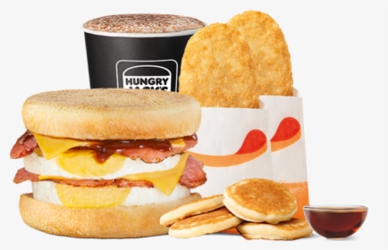 Double Bacon & Egg Super Stunner - Hungry Jack's Breakfast Menu, HD Png Download, Transparent PNG