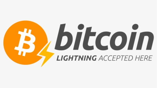 Lighting Accepted - Bitcoin Lightning Accepted Here, HD Png Download, Transparent PNG