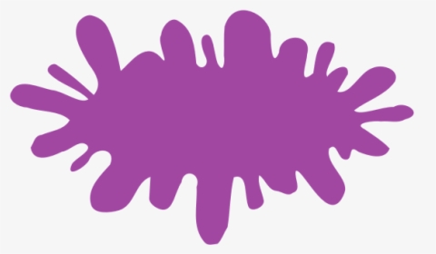 Violet Splat Of Color - Nickelodeon Logo Png, Transparent Png, Transparent PNG