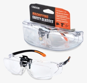 Carson Optical Vm 20 Magnifying Safety Glasses   Class - Clip On Magnifiers Safety Glasses, HD Png Download, Transparent PNG