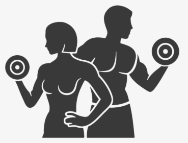 Wellness - Fit Man And Woman Clipart, HD Png Download, Transparent PNG