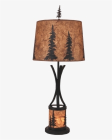 Flat Bar Table Lamp With Feather Tree Scene Night Light - Houseplant, HD Png Download, Transparent PNG
