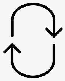 Arrows Curves Forming An Oval Shape - Icon Collaboration Png, Transparent Png, Transparent PNG