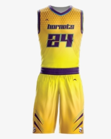 Custom Basketball Uniform Sublimated Hornets - Sports Jersey, HD Png Download, Transparent PNG