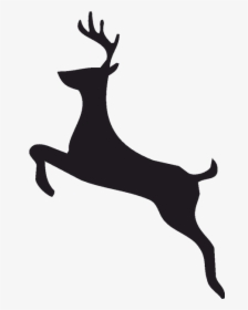 Reindeer Silhouette Clip Art - Rudolph The Reindeer Clipart, HD Png Download, Transparent PNG