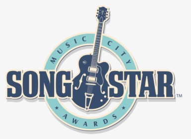 Music City Songstar Logo Guitar In Center - Music City Songstar, HD Png Download, Transparent PNG