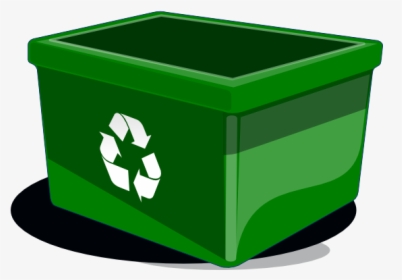 Recycle Bin Clip Art At Clker - Recycling Box Clipart, HD Png Download, Transparent PNG