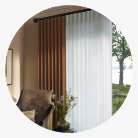Hunter Douglas Luminette With Drapes, HD Png Download, Transparent PNG