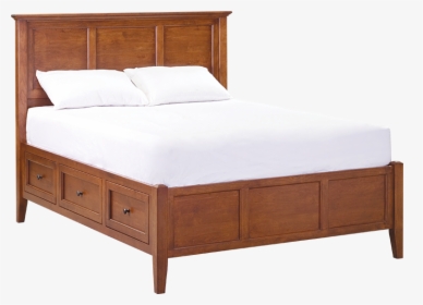 Wood Furniture Bed Png, Transparent Png, Transparent PNG