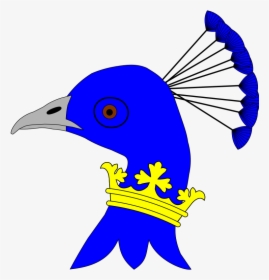 Cartoon Peacock Head Png, Transparent Png, Transparent PNG