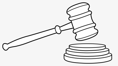Drum Cliparthot And Eps Clipart Of Courts - Court Judge Hammer Drawing, HD Png Download, Transparent PNG
