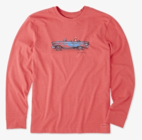 Men S Air Conditioning Long Sleeve Crusher Tee - Dodge Charger Daytona, HD Png Download, Transparent PNG