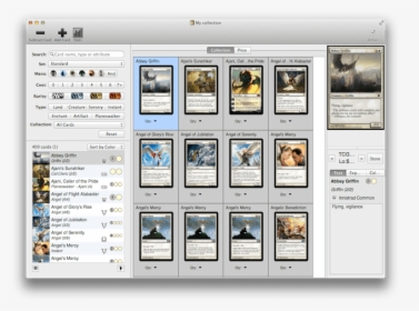 How To Inventory Your Magic - Magic The Gathering Inventory Spreadsheet, HD Png Download, Transparent PNG