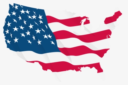 Map Of The United States Png Download - Us Map Flag Transparent Background, Png Download, Transparent PNG