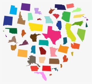 Heart Big Image Png - United States With Heart, Transparent Png, Transparent PNG