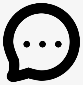 Speech Bubble With Dots, HD Png Download, Transparent PNG