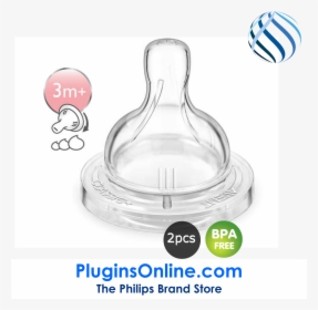Philips Scf635/27 Silicone Teats Variable Flow 3m , - Baby Bottle, HD Png Download, Transparent PNG