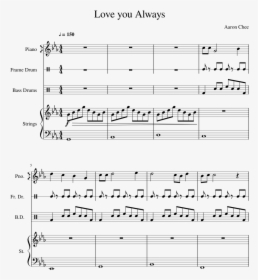 Love You Always Sheet Music For Piano, Percussion, - Dearly Beloved Violin Sheet, HD Png Download, Transparent PNG