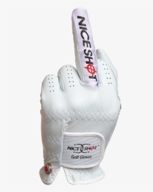 Glove Vector Golf - Golf Glove Middle Finger, HD Png Download, Transparent PNG