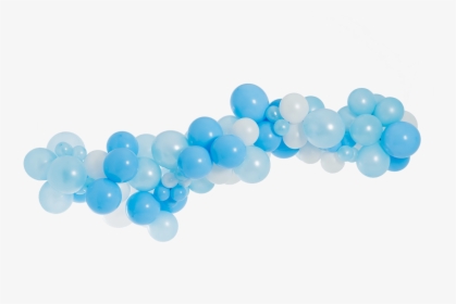 Powder Blue Balloon Garland Kit - Blue And White Balloons Png, Transparent Png, Transparent PNG