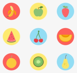 Summer Fruits Icons, HD Png Download, Transparent PNG