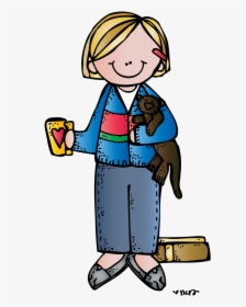 On My Own Clipart Png Free Download Sub Hub - Melonheadz Clipart Teacher Short Blonde Hair, Transparent Png, Transparent PNG