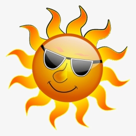 Sunshine Transparent - Clipart Hot Sun, HD Png Download, Transparent PNG