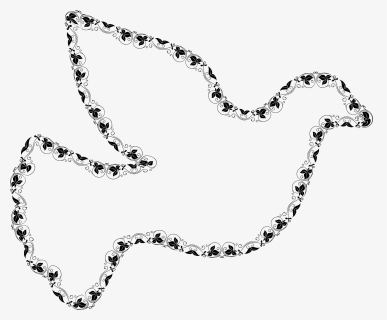 Line Art,jewellery,chain - Peace Symbols, HD Png Download, Transparent PNG