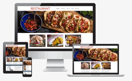 Restaurant Web Design Responsive Web Design - Restaurant Web Design Png, Transparent Png, Transparent PNG