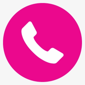 Transparent Pink Logo Png - Phone Icon, Png Download, Transparent PNG