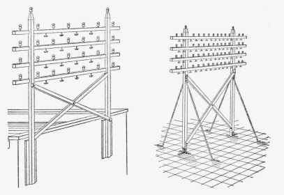 Psm V70 D527 Telephone Wire Supports On The Roof - Technical Drawing, HD Png Download, Transparent PNG