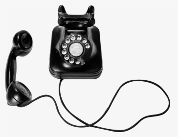 Black Dial Phone On Hold, HD Png Download, Transparent PNG