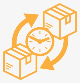 How Long Is The Replacement Process - Box Delivery Icon Png, Transparent Png, Transparent PNG