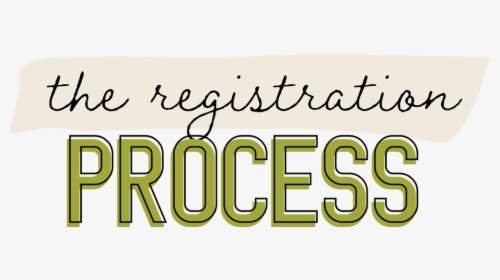 Registration-process - Calligraphy, HD Png Download, Transparent PNG